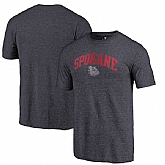 Gonzaga Bulldogs Fanatics Branded Navy Arched City Tri Blend T-Shirt